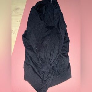 ASOS black puffy sleeve cardigan size 10